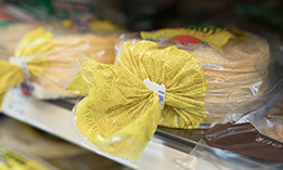 Tortilla bag with bread clip