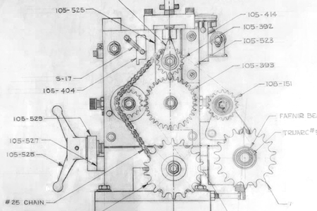 Engineering machine sketch